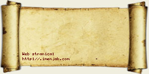 Kristina Selenić vizit kartica